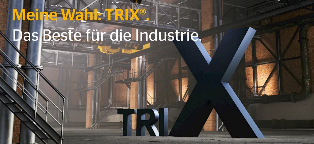 Leitmotiv einer Continental AG Werbekampagne für TRIX Schlauchsysteme als 3d-Motiv gerändert